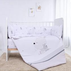 LORELLI Lilly ágynemű garnitúra 60x120 - Little Rabbits Grey (3800166117058)