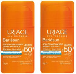 Uriage - Pachet 2 x Stick invizibil pentru protectie solara cu SPF 50+ Bariesun, 18 g, Uriage
