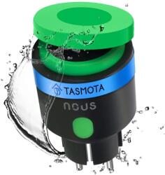 NOUS A6T kültéri okoskonnektor fekete-zöld Tasmota (A6T)