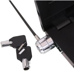 LINDY Notebook Security Cable Barrel Key Lock fekete (20945)
