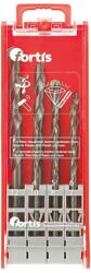 Fortis Set burghie multi-material Fortis, cilindrica, 4-12mm, 7 bucati (4317784773201) - bricolaj-mag Burghiu