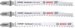Bosch - Set 3 panze fierastrau vertical Hardwood 2-side Clean EXPERT, 2x T 308 BF, 1x T 308 BOF [2608900549] (2608900549) - bricolaj-mag