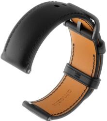 AMAZFIT Eredeti bőr klasszikus óraszíj univerzális 20mm fekete (XMAMAZ20MMSTRAPLHBK)