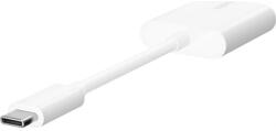 Belkin USB 2.0 Type C Elosztó Fehér 14cm F7U081btWH (F7U081btWH)