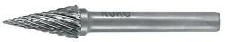 RUKO - Freza cu carbura tungsten conica 10mm [116037] (116037) - bricolaj-mag