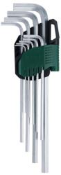 SATA Set chei hexagonale in L Sata, extra lungi, 1.5-10mm, 9 piese (ST09103ASJ) - bricolaj-mag Cheie imbus