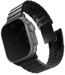 UNIQ Strova Magsafe Apple Watch állítható szíj 49/45/44/42MM fekete (UNIQ 49MM STRVMBLK)