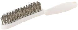LESSMANN - Perie manuala din sarma de inox 0.35mm cu 4 randuri [185441] (185441)