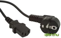 Roline 230V-os IEC Tápkábel Fekete 1.8m 19.08. 1018 (19.08.1018)