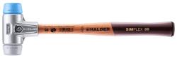 Halder Ciocan Halder Simplex TPE moale TPE mediu carcasa din aluminiu 30 mm (3113.030) - bricolaj-mag Ciocan