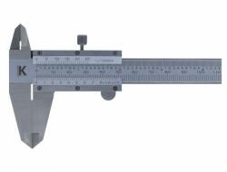KMITEX - Subler cu surub de fixare si tija de adancime, 0, 02 mm+inch, 200/50 mm [6001.20] (6001.20) - bricolaj-mag
