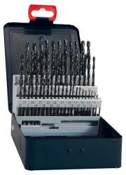 Fortis Set burghie pentru metal Fortis HSS tip N, cilindrica, laminate, 1-10mm, 19 bucati (4317784709217) - bricolaj-mag Burghiu