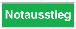  Indicator iesire de urgenta din aluminiu 300x105mm, fotoluminiscent [4044589054357] (4044589054357)