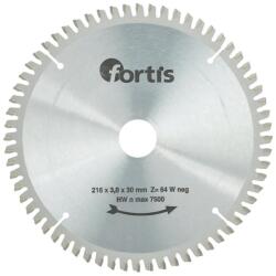 Fortis Panza fierastrau circular Fortis HW, 216x30x3mm, 64 dinti (4317784784801) - bricolaj-mag