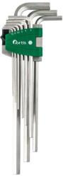 Fortis Set chei hexagonale in L Fortis, lungi, 1.5-10mm, 9 piese (4063726003324) - bricolaj-mag Cheie imbus
