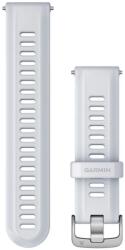 Garmin Forerunner 955 óraszíj 22 mm fehérkő szilikon ezüst csat (010-11251-3V)