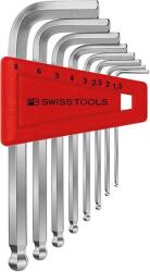 PB Swiss Tools Set chei hexagonale in L cu cap sferic PB Swiss Tools PB212, 1.5-8mm, 8 piese (PB212.H-8) - bricolaj-mag Cheie imbus