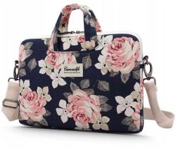  ZONE CanvasLife BriefCase Laptop táska vállpánttal rózsa minta 16" sötétkék (TS8454)