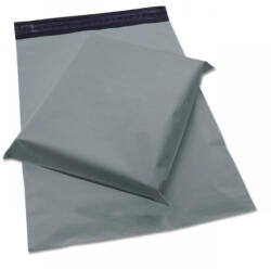 Poly-Pack Biztonsági futártasak ragasztócsíkkal Szürke 550x770mm
