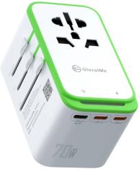 GLOCALME Roamplug utazó adapter 1x USB-A 3x USB-C fehér (Roamplug white)