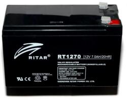 Ritar RT1270ES-F1 12V/7Ah Zárt ólomakkumulátor (RT1270ES-F1)