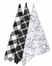 Forbyt Leaf fekete 45 × 70 cm, 3 darab (040500-LEAFLECERA)