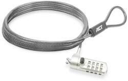 Act Connectivity AC9035 Ék alakú laptopzár kombinációs zárral (AC9035)