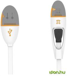 XtremeMac USB Lightning és Micro USB Töltő/adatkábel Fehér 1.1m XCL-UNC-13 (XCL-UNC-13)