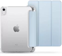  ZONE TP SC Pen Hybrid Trifold mappa tok közepesen ütésálló érintőceruza tartóval átlátszó hátlap Apple iPad 10.9 (2022) világoskék