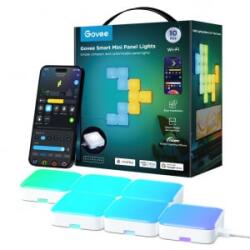 Govee Wifi + Bluetooth Smart Mini LED panel szett 10db (H8069)
