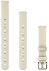 Garmin Lily 2 óraszíj 14 mm kókusz szilikon krémarany csat (010-13302-00)