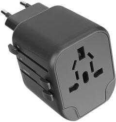 S-Link WL024 Utazó adapter fekete (WL024)