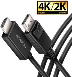AXAGON DisplayPort 1.4 HDMI 2.0 Átalakító Fekete 1.8m RVD-HI20C2 (RVD-HI20C2)
