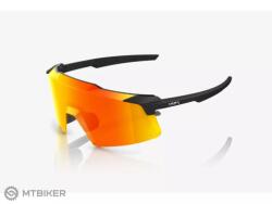 100% % Aerocraft szemüveg, soft tact black/HiPER red multilayer mirror