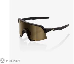 100% % S3 szemüveg, Soft Tact Black/Soft Gold Mirror