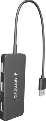 Gembird 4-port USB hub fekete 72db (UHB-U2P4-04 X72)