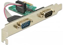 Delock PCI Express-kártya - 2 x Soros RS-232 v2 (89918)