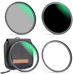 K-f Concept Mágneses adapter + MCUV + CPL + ND1000 szűrő vízlepergető karcálló + tok 82mm (KF-1627)