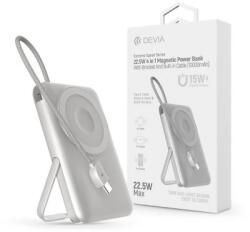 DEVIA Extreme Speed Mágneses vezeték nélküli Powerbank 10000mAh 22.5W USB-C ezüst (ST112841)