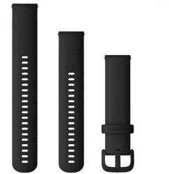 Garmin Óraszíj 20 mm fekete szilikon fekete csat (Quick Release) (010-13021-03)