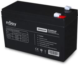 nJoy GP09122F Akkumulátor 12V/9Ah zárt gondozásmentes Borne T2 (GP09122F)