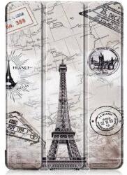 ZONE Trifold mappa tok Huawei Honor Pad X8 (10.1) Eiffel torony térkép minta
