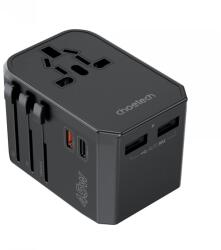 CHOETECH PD6045 Univerzális GaN USB travel adapter (PD6045)