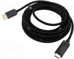 Vention DisplayPort 1.2/1.2a HDMI 2.0 Átalakító Fekete 5m HFKBJ (HFKBJ)