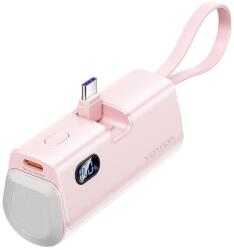 Vention FHQP0 Led Powerbank 4800mAh 22.5W rózsaszín (FHQP0)