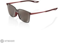 100% % LEGERE SQUARE szemüveg, Soft Tact Crimson/HiPER Silver Mirror lencse