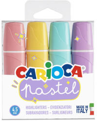 CARIOCA 4db-os Pasztel Szövegkiemelő készlet (43167)