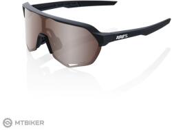 100% % S2 szemüveg Soft Tact HiPER Black/Crimson Silver Mirroe