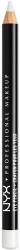 NYX Professional Makeup Slim Eye Pencil szemceruza, 1 g - 06 White