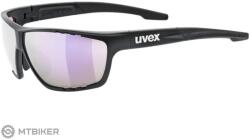 uvex Sportstyle 706 ColorVision szemüveg, fekete matt/tükör levendula
